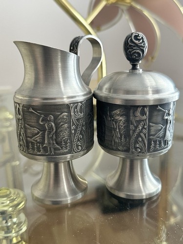 Vintage norsk tinn pewter - norsk,