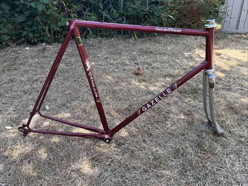 Gazelle vintage bike frame - gazelle,