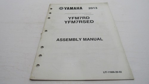 2013 yamaha yfm7rd 700 raptor - yfm7rd,