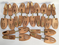 Allen Edmonds Cedar Wood Shoe Trees USA Shaper Wooden Stretcher Lot of 7 Sets