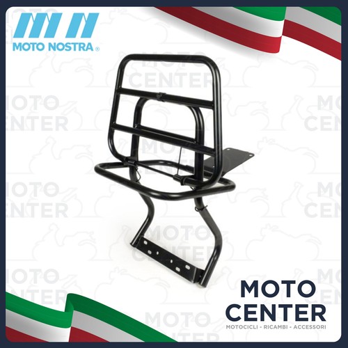 Rear black matte luggage rack - rear,