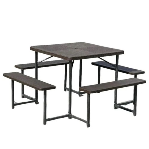 Square picnic table set 8 - square,