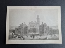 Antique 1851 print - New City