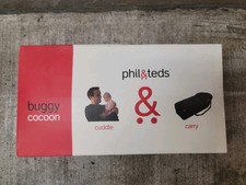 Phil and Ted's Black Newborn Cocoon Carrycot