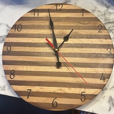 Solid Oak & Mahogany Wall