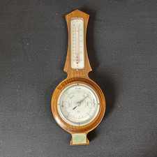Old Banjo Barometer Wooden