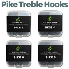 Treble Hooks Pike Trebles - Dead Bait Treble Hooks - PIke Zander Hooks - UK PIKE