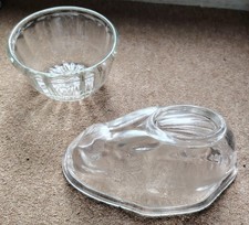 Two Vintage Glass Jelly Moulds