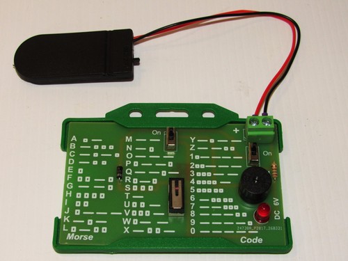 Morse code practice sounder - morse,