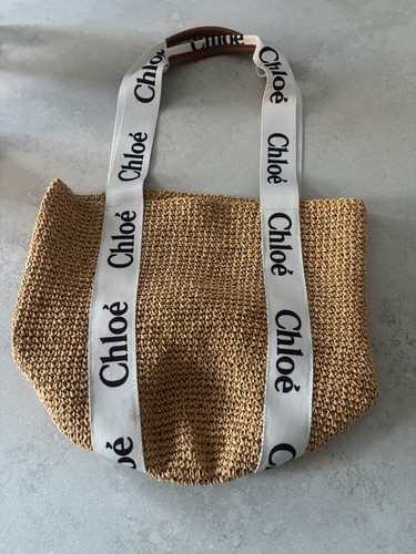 Chloe medium straw woven - chloe,