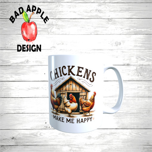 Funny cute chicken mug coaster - cute,