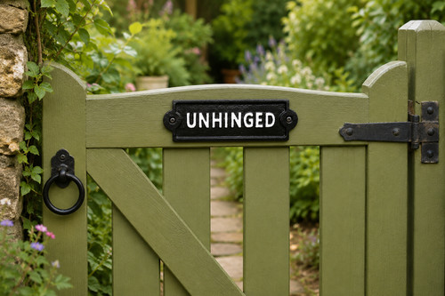 Unhinged sign funny - sign,