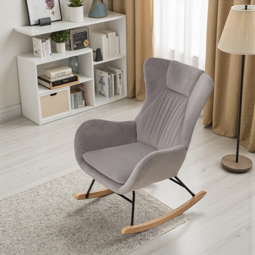 Upholstered rocking chair - rocking,