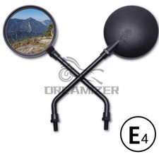 M10/M8 Motorcycle Rear View Side Mirrors For Kawasaki KLR650 KLR 250 600 650