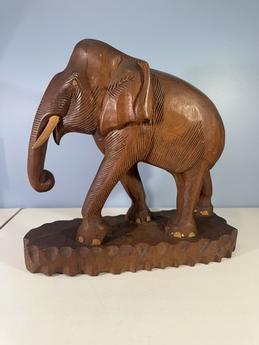Vintage hand carved wooden - hand,