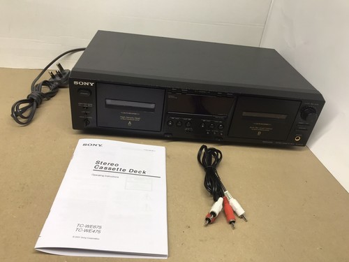 Sony we475 dual stereo - tc-we475,