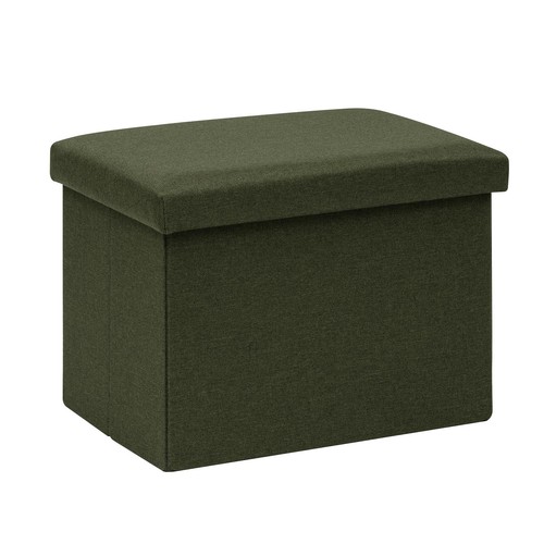 Folding storage ottoman - 16.5",
