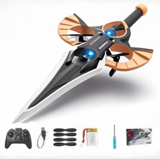 RC Flying Sword 2.4G 2CH Remote Control 4 Axis Fighter ✈️? With Hand Shaft
