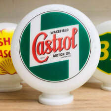 Mini Gas Pump Globe, Castrol Wakefield, Oil and Petrol Memorabilia, Hand Made