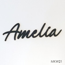 Personalised wooden script
