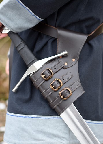 Brown leather adjustable - brown,