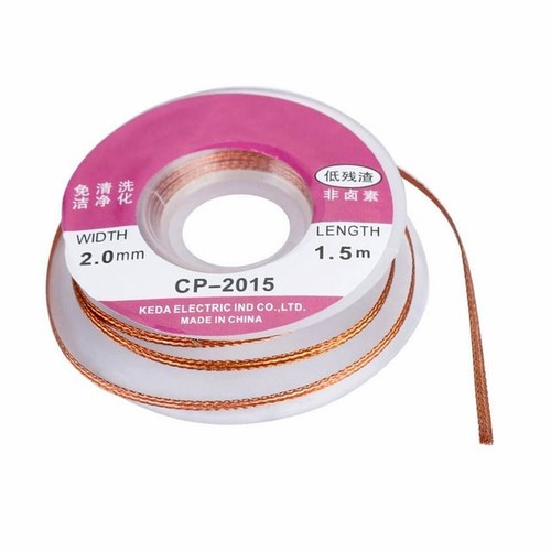 2mm 5ft desoldering - x,