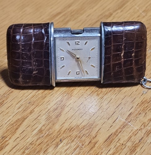 Vintage movado travel - vintage, clock