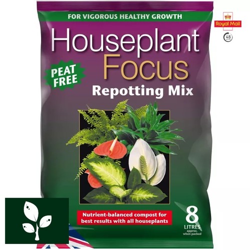 Houseplant focus repotting mix - focus,