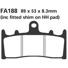 EBC PAIR OF BRAKE PADS BRAKE