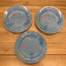 Portmeirion Dawn Chorus  7" Tea Side ,Salad ,Bread Plate Birds Butterflies