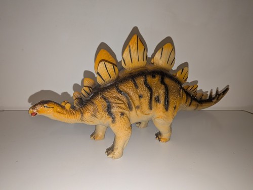 Large hard rubber toy dinosaur - hard-rubber,