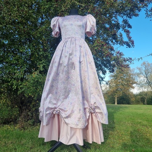 Vintage 1980s floral evening - vintage,