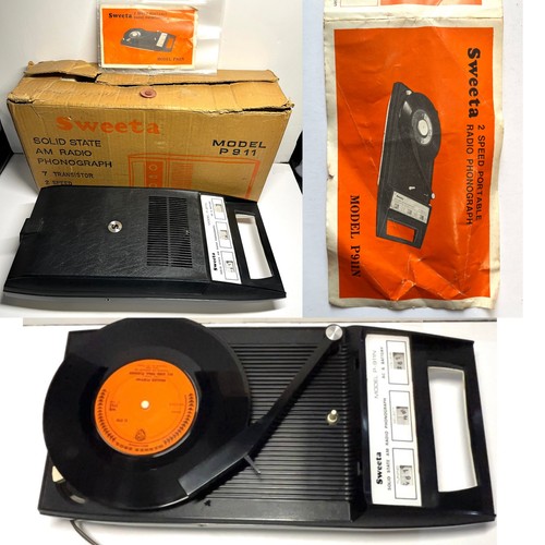 Vintage 1970s portable record - portable,
