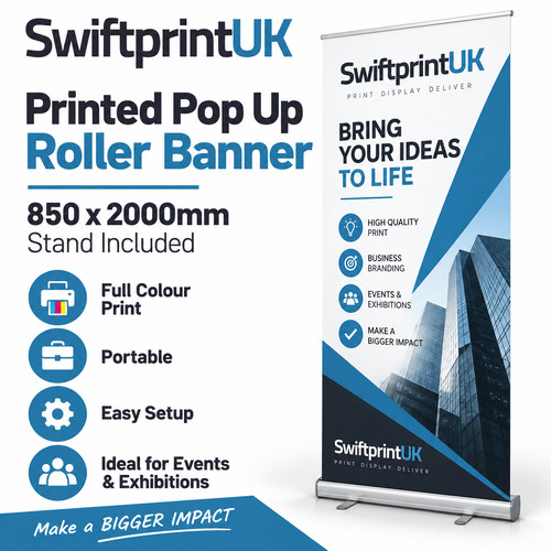 Roller banner printed your - roller,