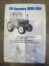 County 6600-Four Tractor Vintage Brochure A4 1976