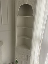 White Shabby Chic Corner Unit