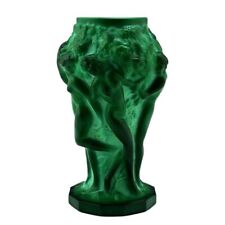 Art Deco Malachite jade Glass