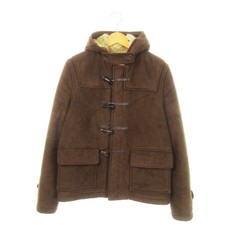 GLOVERALL Duffle Coat Faux Shearling Mid-Length Hoodie Toggle Button Used