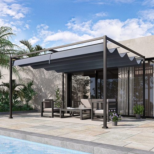 Metal pergola gazebo - x,