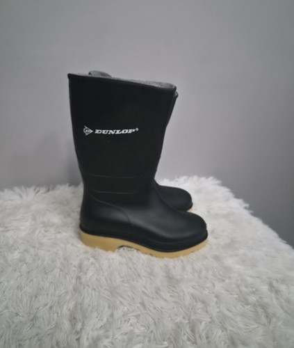 Dunlop kids black wellington - dunlop,