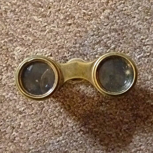 Vintage brass gold opera - vintage, brass/gold