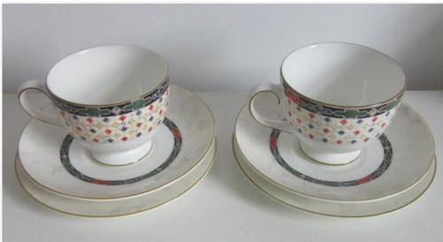 Wedgwood harlequin tea set - harlequin,