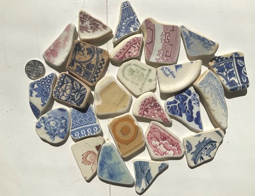 Large sea glass - 24,