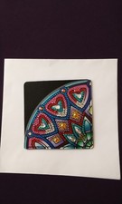 4 faux leather corner page