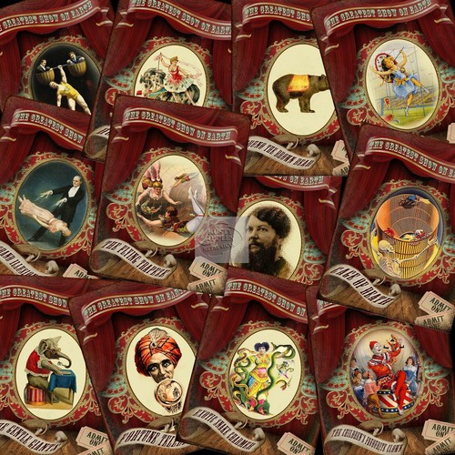Vintage circus the greatest - ",