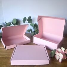 Pink Royal Mail C6 / A6 Large Letter PIP Box Postal Display Boxes Flat Eco Card
