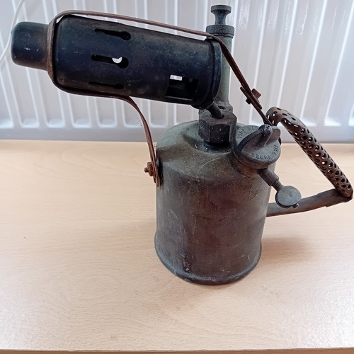 Vintage brass paraffin blow - brass,