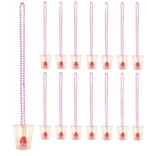 12 x Pink Neon Willy Shot