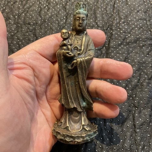 Vintage statue hindu kwan yin - hindu,