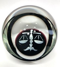 Caithness VIntage Paperweight | Libra | Limited Edition 205/1500 with COA